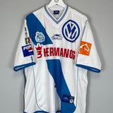 2000/01 PUEBLA #33 *MATCH ISSUE* HOME SHIRT (L) ATLETICA