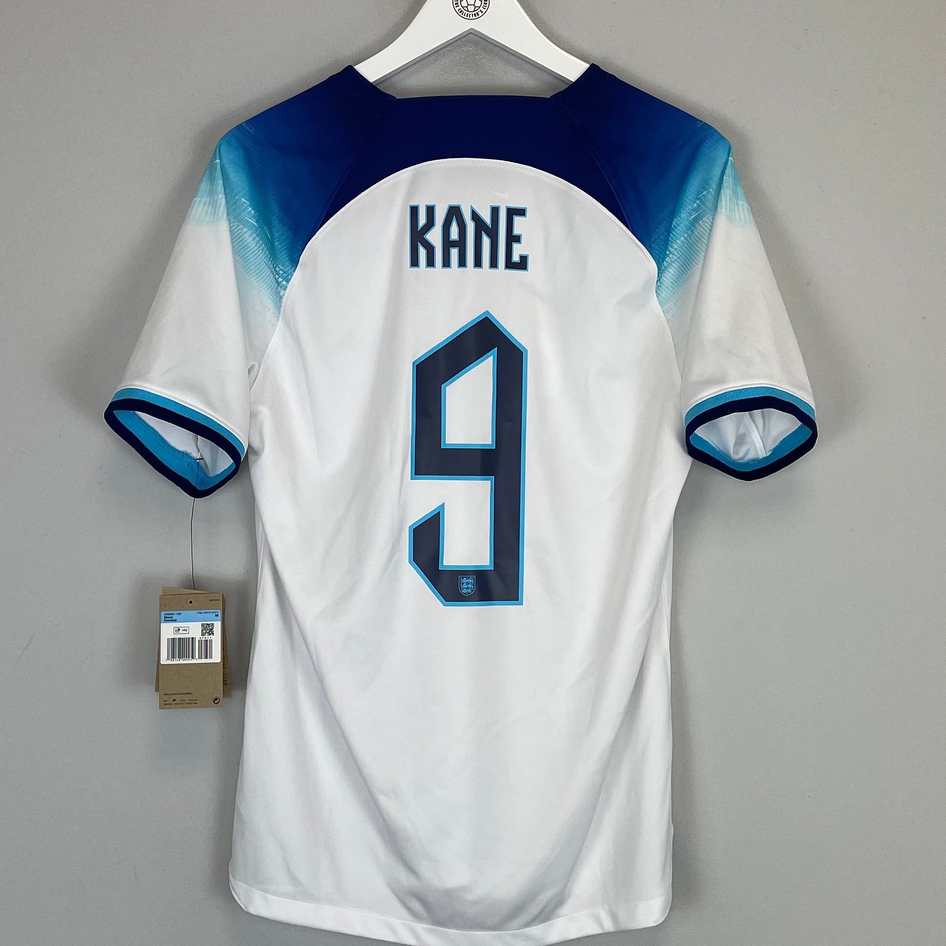 Shop 2022/23 ENGLAND KANE #9 *BNWT* HOME SHIRT (M) NIKE, classic football shirts, vintage football shirts & retro soccer jerseys at Cult Kits