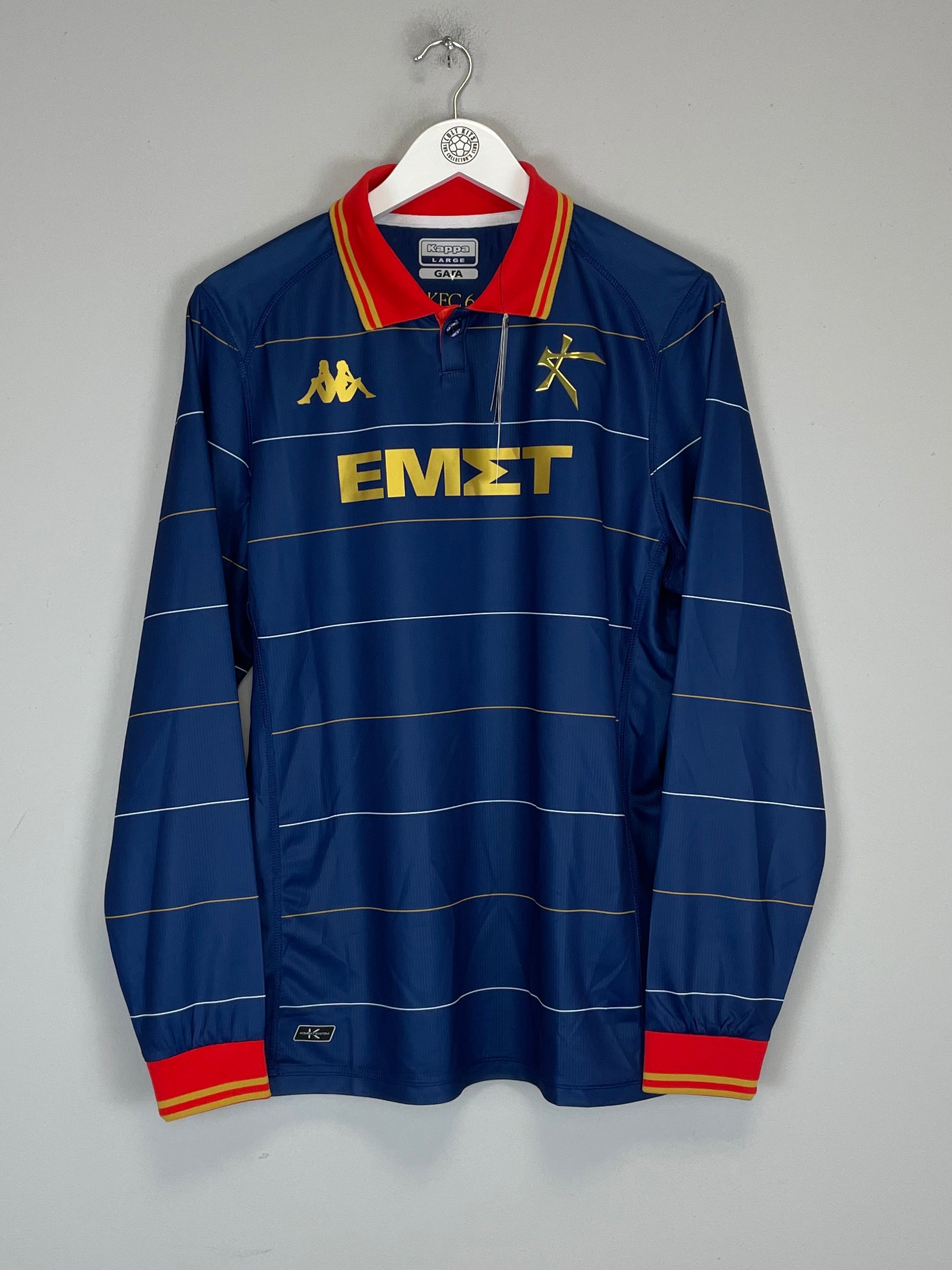 Shop 2023/24 ATHENS KALLITHEA *BNWT* L/S HOME SHIRT (L) KAPPA, classic football shirts, vintage football shirts & retro soccer jerseys at Cult Kits
