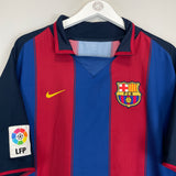 2003/04 BARCELONA RONALDINHO #10 HOME SHIRT (XL) NIKE