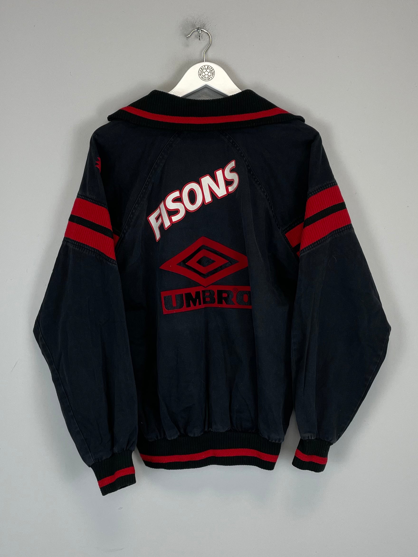 Shop 1993/95 IPSWICH TOWN *PLAYER ISSUE* 1/4 ZIP (M) UMBRO, classic football shirts, vintage football shirts & retro soccer jerseys at Cult Kits