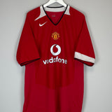 2004/06 MANCHESTER UNITED RONALDO #7 HOME SHIRT (XXL) NIKE