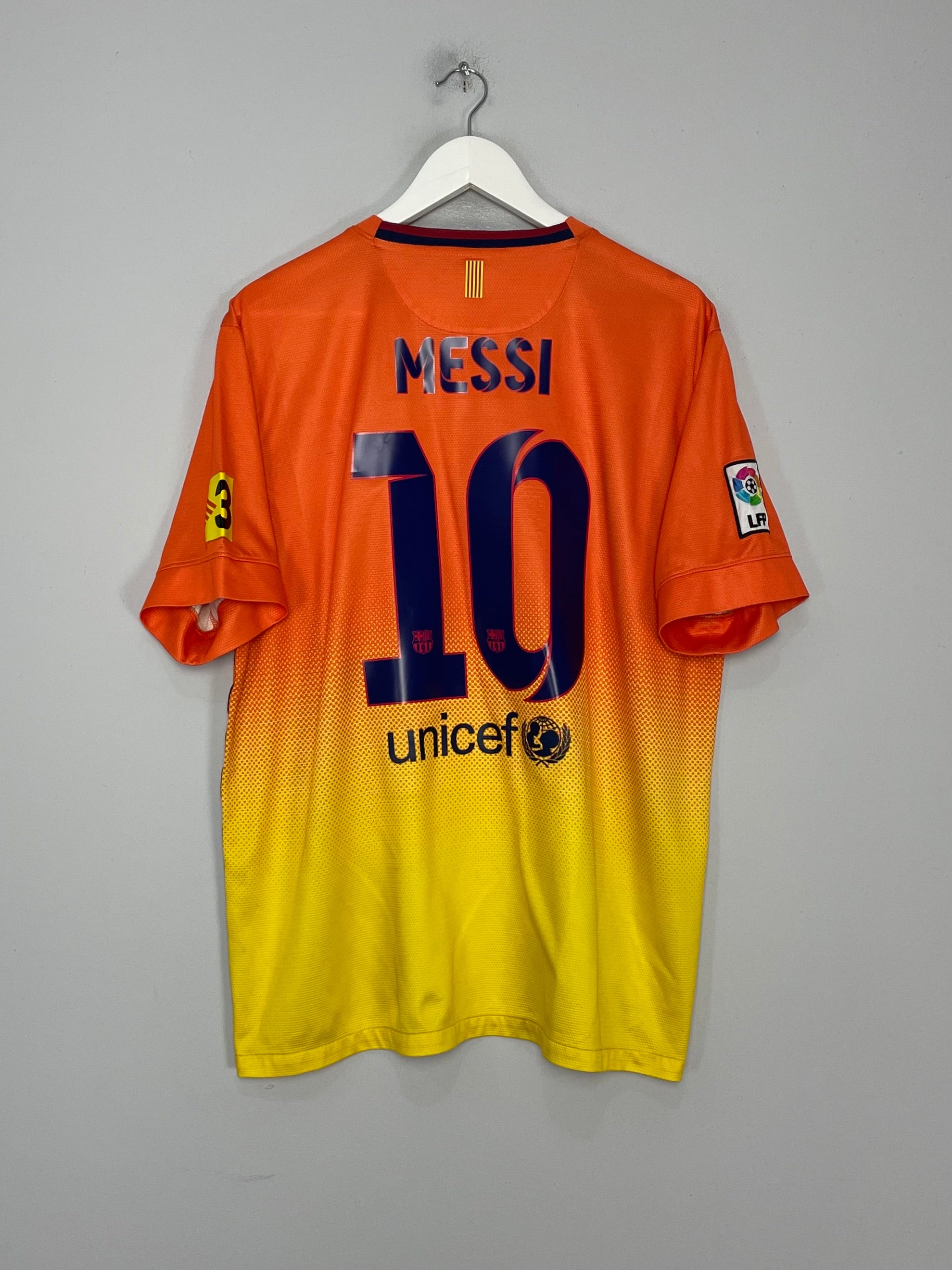 2012/13 BARCELONA MESSI #10 AWAY SHIRT (XL) NIKE
