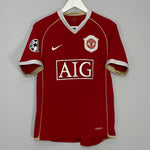 Shop 2006/07 MANCHESTER UNITED RONALDO #7 C/L HOME SHIRT (S) NIKE, classic football shirts, vintage football shirts & retro soccer jerseys at Cult Kits