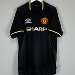 Shop 1998/99 MANCHESTER UNITED KEANE #16 THIRD SHIRT (L) UMBRO, classic football shirts, vintage football shirts & retro soccer jerseys at Cult Kits