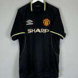 Shop 1998/99 MANCHESTER UNITED KEANE #16 THIRD SHIRT (L) UMBRO, classic football shirts, vintage football shirts & retro soccer jerseys at Cult Kits