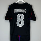 2005/06 LYON JUNINHO #8 AWAY SHIRT (M) UMBRO