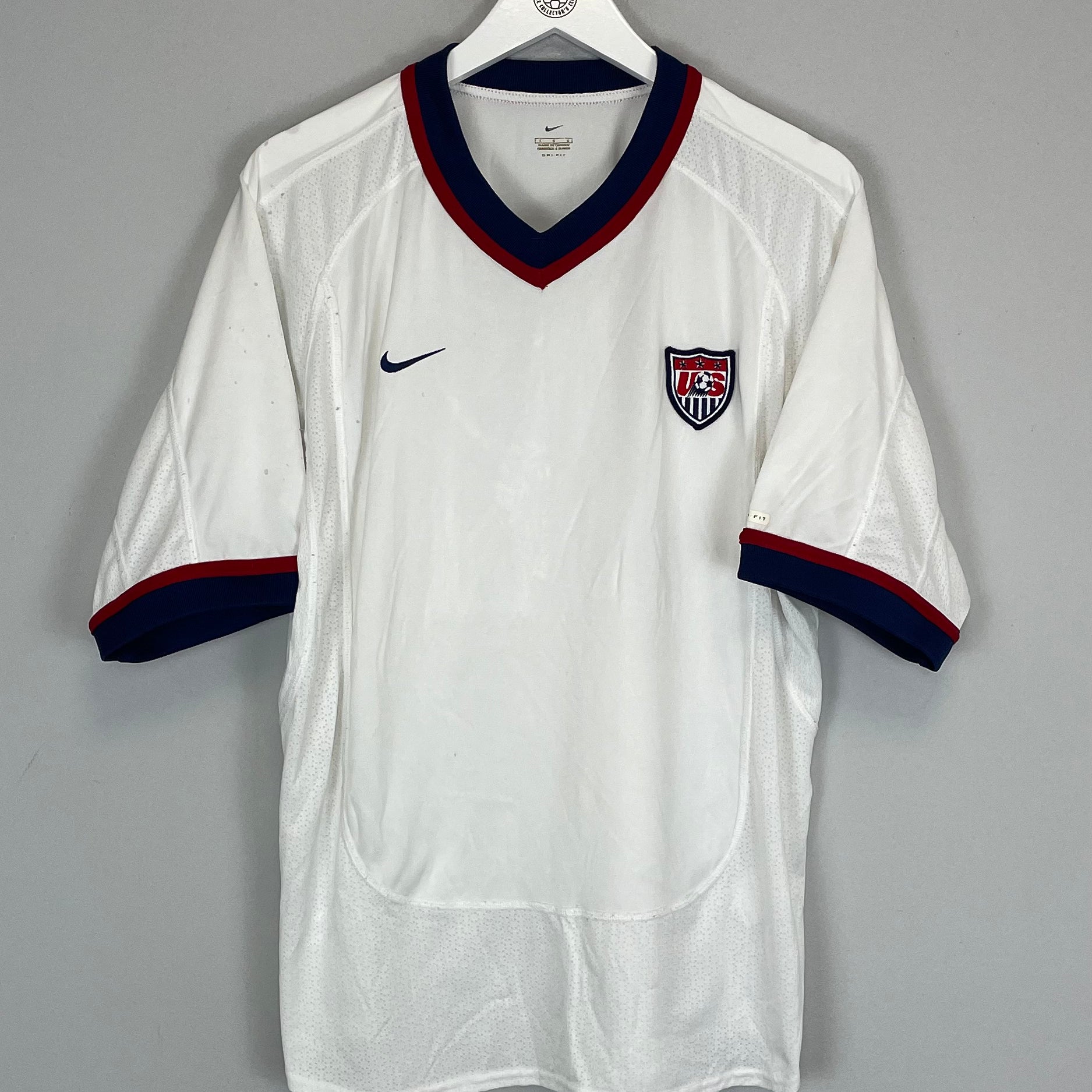 Shop 2000/01 USA HOME SHIRT (L) NIKE, classic football shirts, vintage football shirts & retro soccer jerseys at Cult Kits