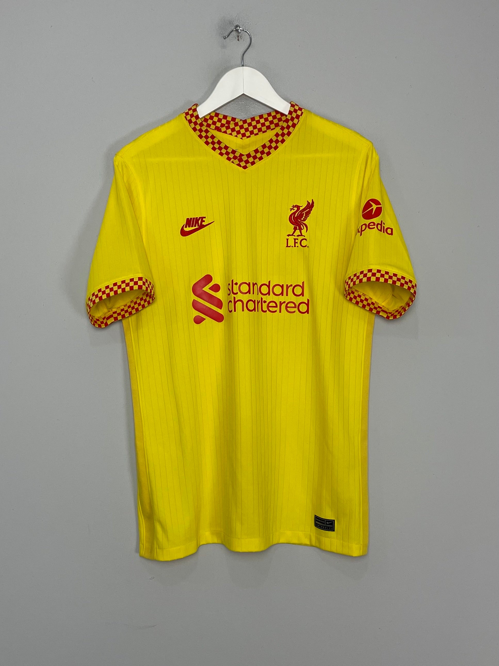 Shop 2021/22 LIVERPOOL M.SALAH #11 THIRD SHIRT (M) NIKE, classic football shirts, vintage football shirts & retro soccer jerseys at Cult Kits