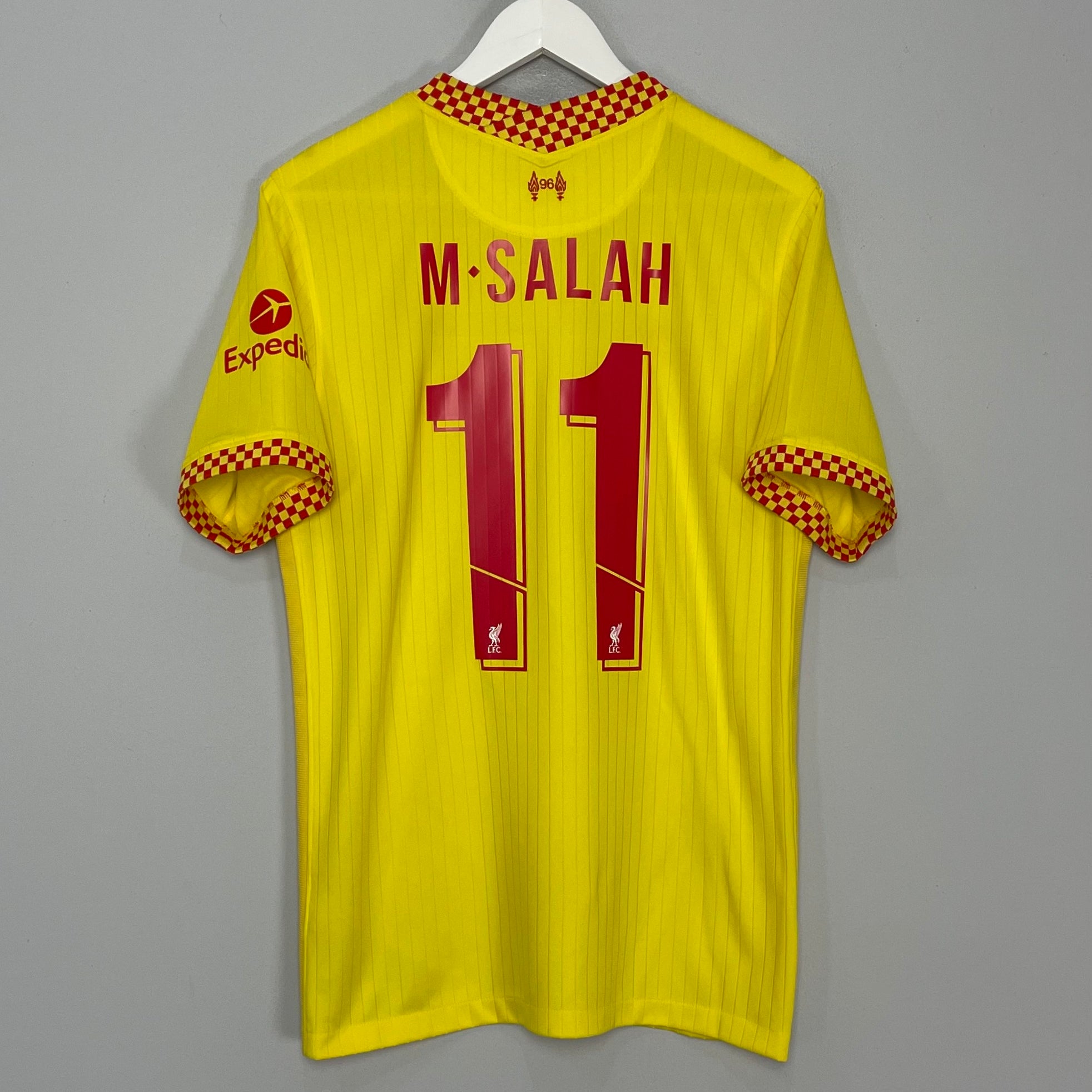 Shop 2021/22 LIVERPOOL M.SALAH #11 THIRD SHIRT (M) NIKE, classic football shirts, vintage football shirts & retro soccer jerseys at Cult Kits