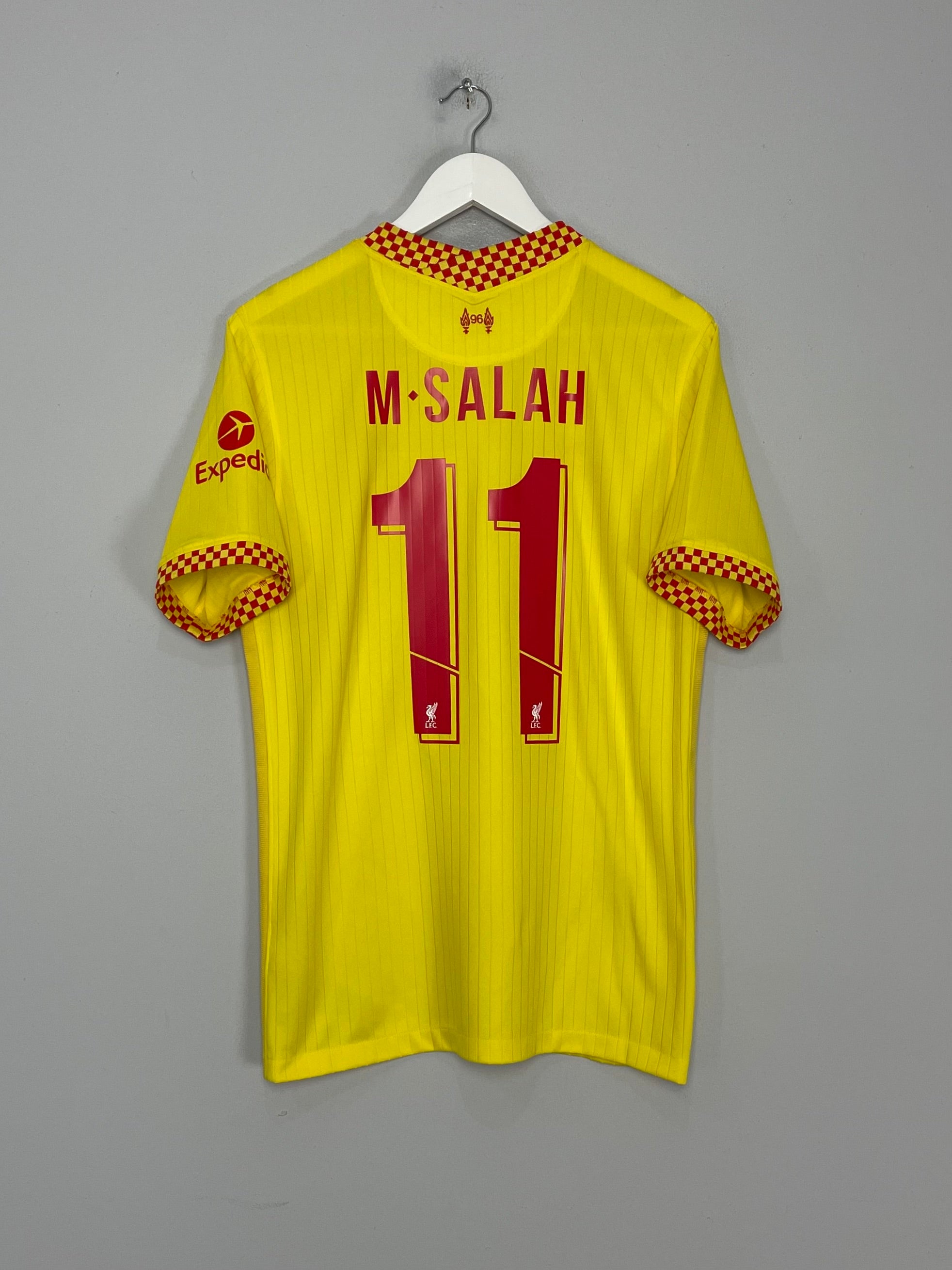 Shop 2021/22 LIVERPOOL M.SALAH #11 THIRD SHIRT (M) NIKE, classic football shirts, vintage football shirts & retro soccer jerseys at Cult Kits