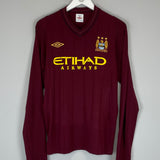 2012/13 MANCHESTER CITY KUN AGUERO #16 L/S AWAY SHIRT (M/L) UMBRO