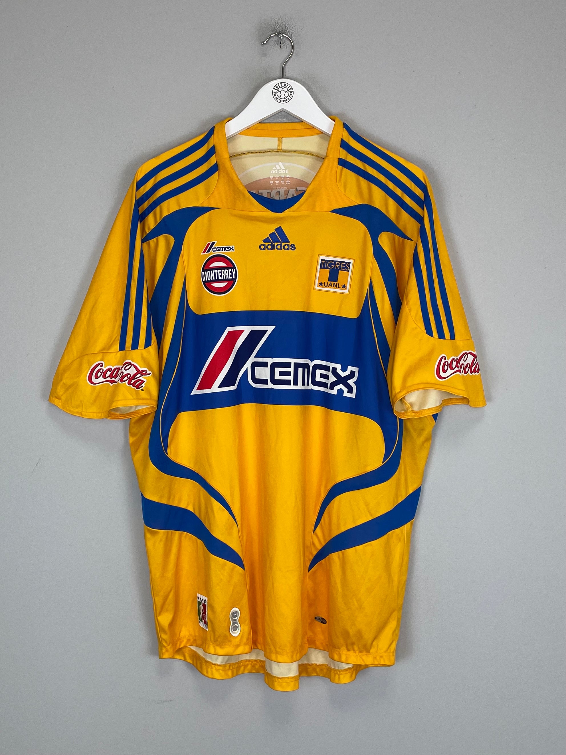 Shop 2007/08 TIGRES HOME SHIRT (XL) ADIDAS, classic football shirts, vintage football shirts & retro soccer jerseys at Cult Kits