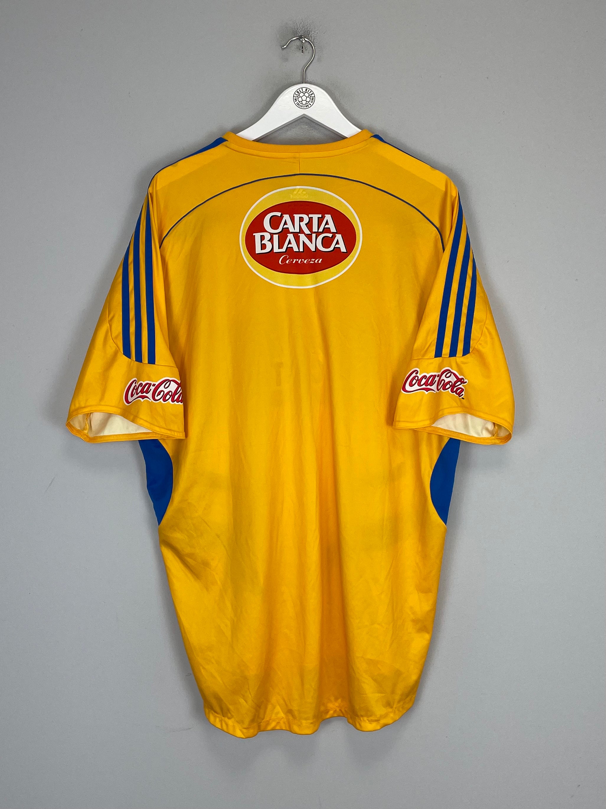 Shop 2007/08 TIGRES HOME SHIRT (XL) ADIDAS, classic football shirts, vintage football shirts & retro soccer jerseys at Cult Kits