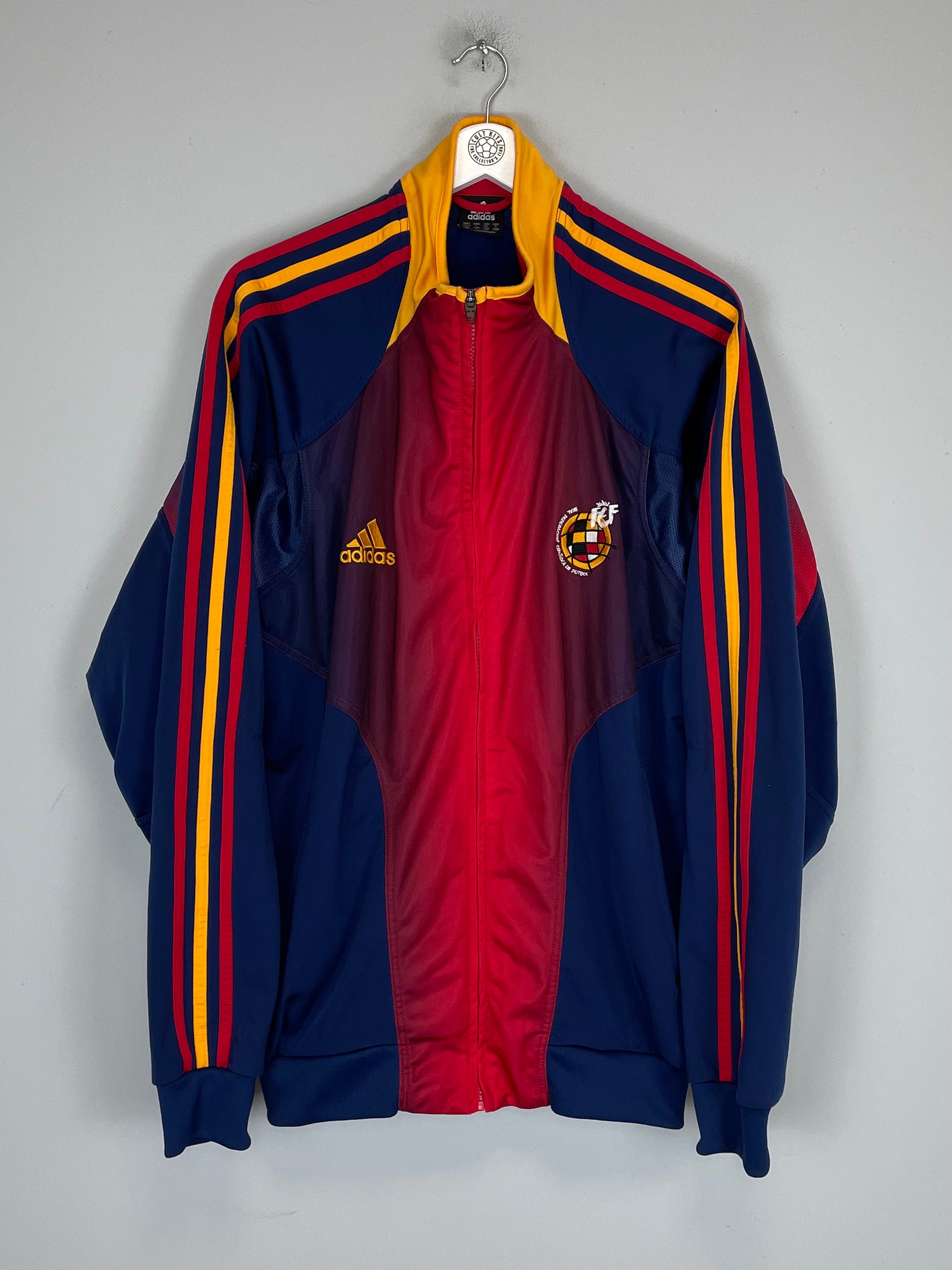 Shop 2003/04 SPAIN TRACK JACKET (L) ADIDAS, classic football shirts, vintage football shirts & retro soccer jerseys at Cult Kits