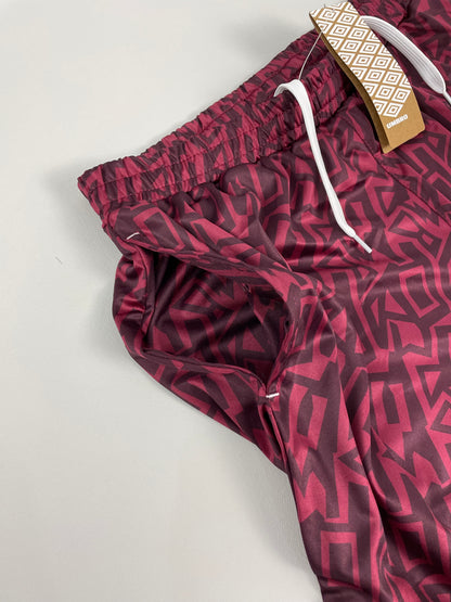 UMBRO *BNWT* CLARET GRAFFITI SHORTS (MULTIPLE SIZES) WITH POCKETS