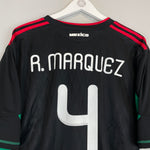 Shop 2010 MEXICO R.MARQUEZ #4 AWAY SHIRT (XL) ADIDAS, classic football shirts, vintage football shirts & retro soccer jerseys at Cult Kits