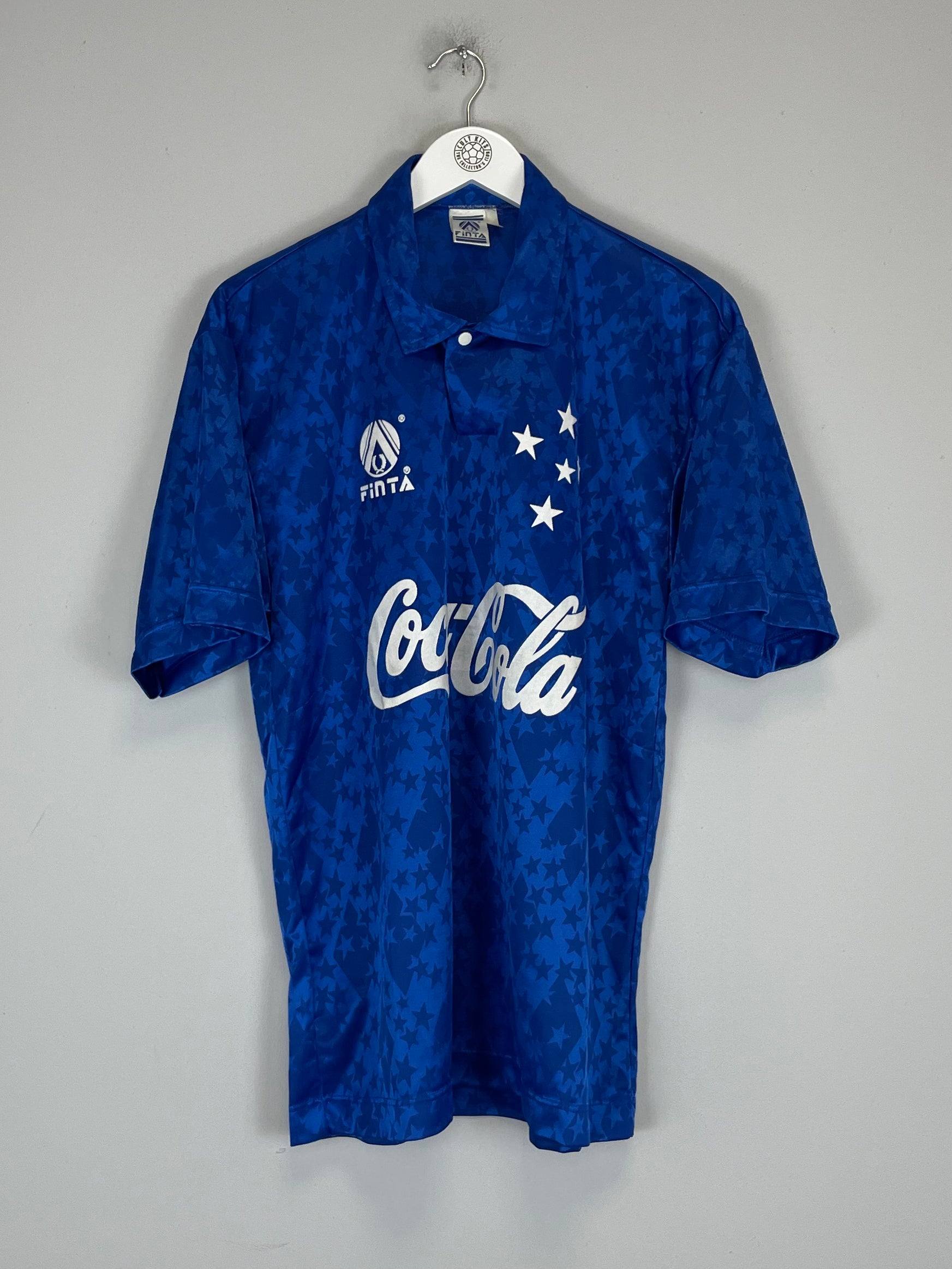 Shop 1992/94 CRUZEIRO HOME SHIRT (L) FINTA, classic football shirts, vintage football shirts & retro soccer jerseys at Cult Kits