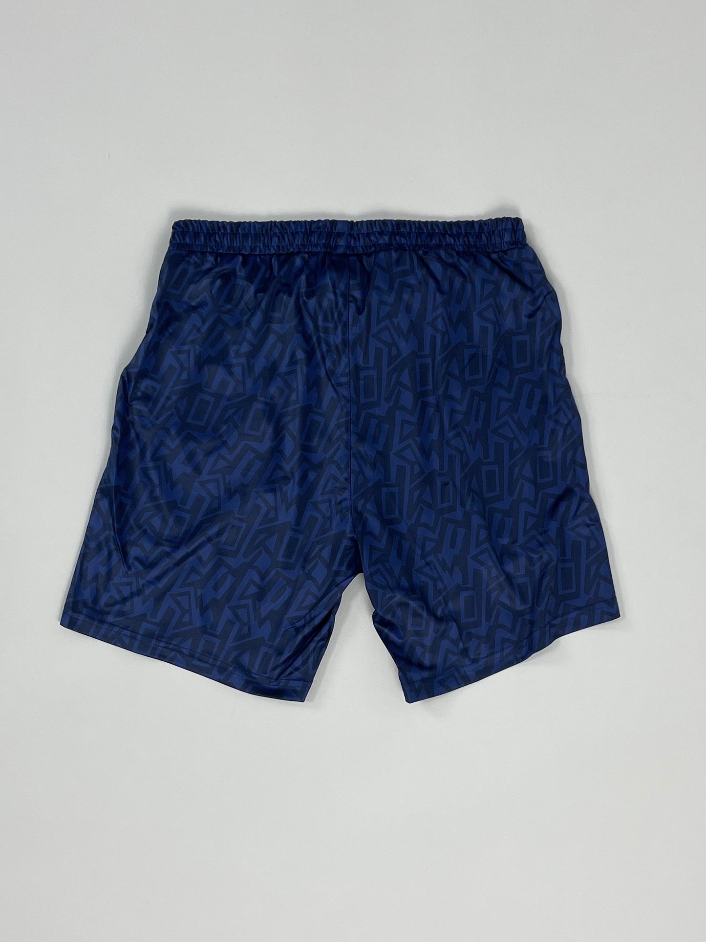 UMBRO *BNWT* NAVY GRAFFITI SHORTS (MULTIPLE SIZES) WITH POCKETS