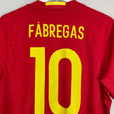2016/17 SPAIN FABREGAS #10 HOME SHIRT (L) ADIDAS
