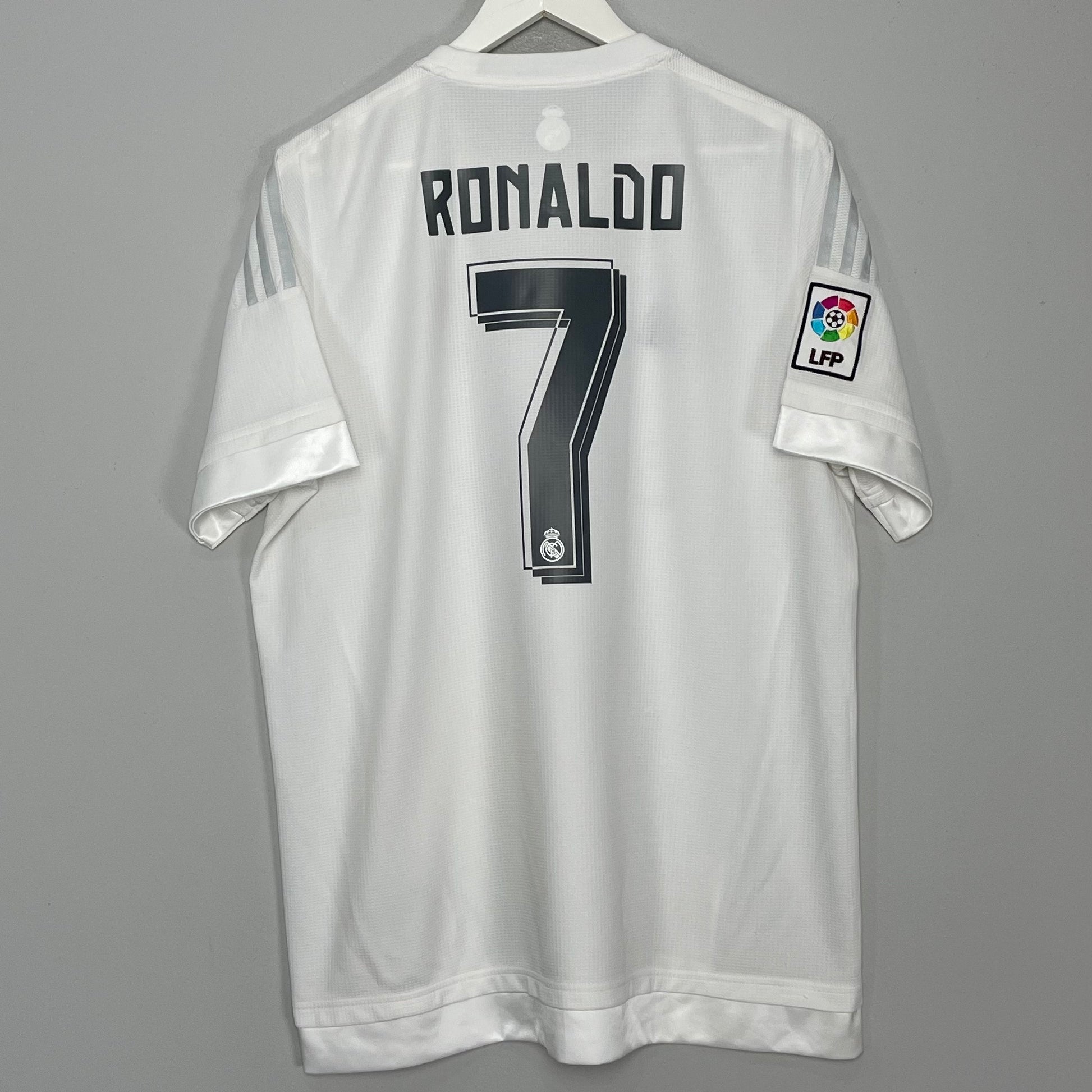 Shop 2015/16 REAL MADRID RONALDO #7 HOME SHIRT (XL) ADIDAS, classic football shirts, vintage football shirts & retro soccer jerseys at Cult Kits
