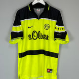 1997/98 DORTMUND RICKEN #18 HOME SHIRT (L) NIKE