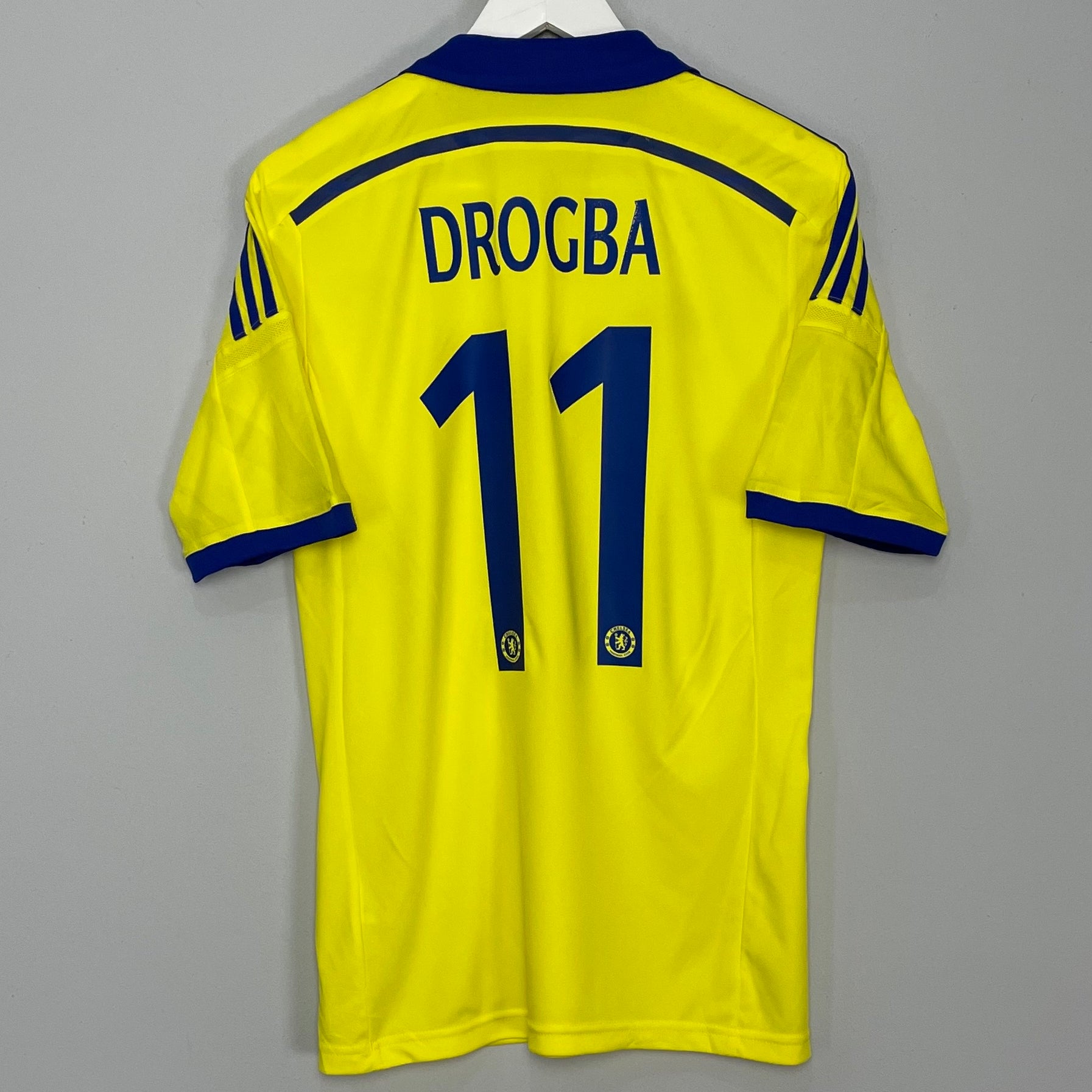 Shop 2014/15 CHELSEA DROGBA #11 AWAY SHIRT (S) ADIDAS, classic football shirts, vintage football shirts & retro soccer jerseys at Cult Kits