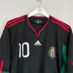 Shop 2010 MEXICO BLANCO #10 AWAY SHIRT (XL) ADIDAS, classic football shirts, vintage football shirts & retro soccer jerseys at Cult Kits