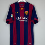 Shop 2014/15 BARCELONA NEYMAR JR #11 HOME SHIRT (XL) NIKE, classic football shirts, vintage football shirts & retro soccer jerseys at Cult Kits