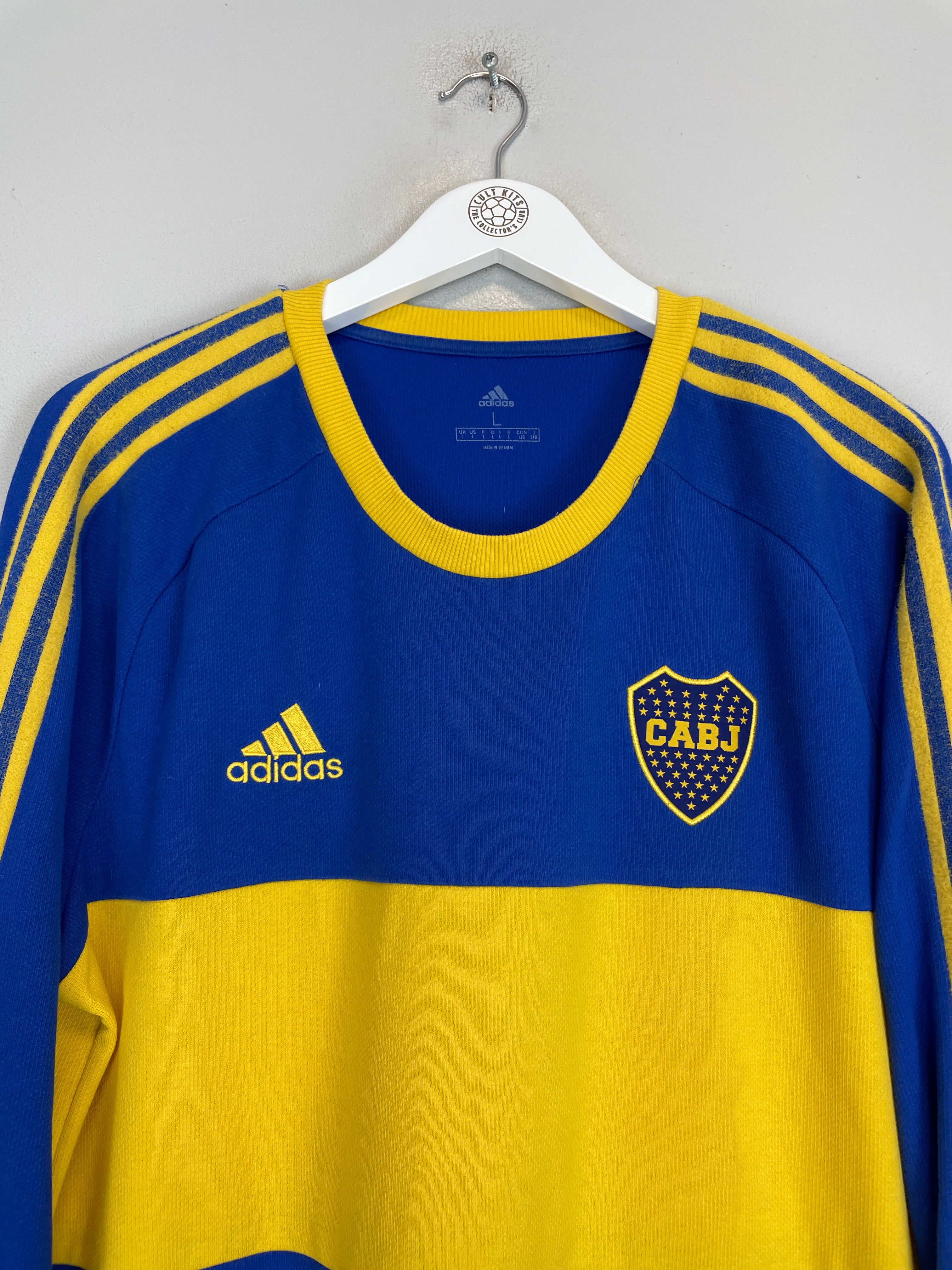 Shop 2020/21 BOCA JUNIORS L/S ICONS SHIRT (L) ADIDAS, classic football shirts, vintage football shirts & retro soccer jerseys at Cult Kits