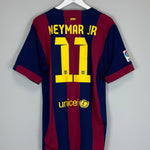 Shop 2014/15 BARCELONA NEYMAR JR #11 HOME SHIRT (XL) NIKE, classic football shirts, vintage football shirts & retro soccer jerseys at Cult Kits