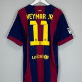 Shop 2014/15 BARCELONA NEYMAR JR #11 HOME SHIRT (XL) NIKE, classic football shirts, vintage football shirts & retro soccer jerseys at Cult Kits