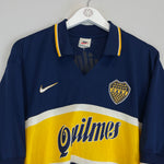 Shop 1997/98 BOCA JUNIORS HOME SHIRT (M) NIKE, classic football shirts, vintage football shirts & retro soccer jerseys at Cult Kits