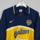 Shop 1997/98 BOCA JUNIORS HOME SHIRT (M) NIKE, classic football shirts, vintage football shirts & retro soccer jerseys at Cult Kits