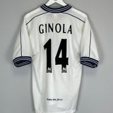 1997/99 TOTTENHAM GINOLA #14 HOME SHIRT (M) PONY