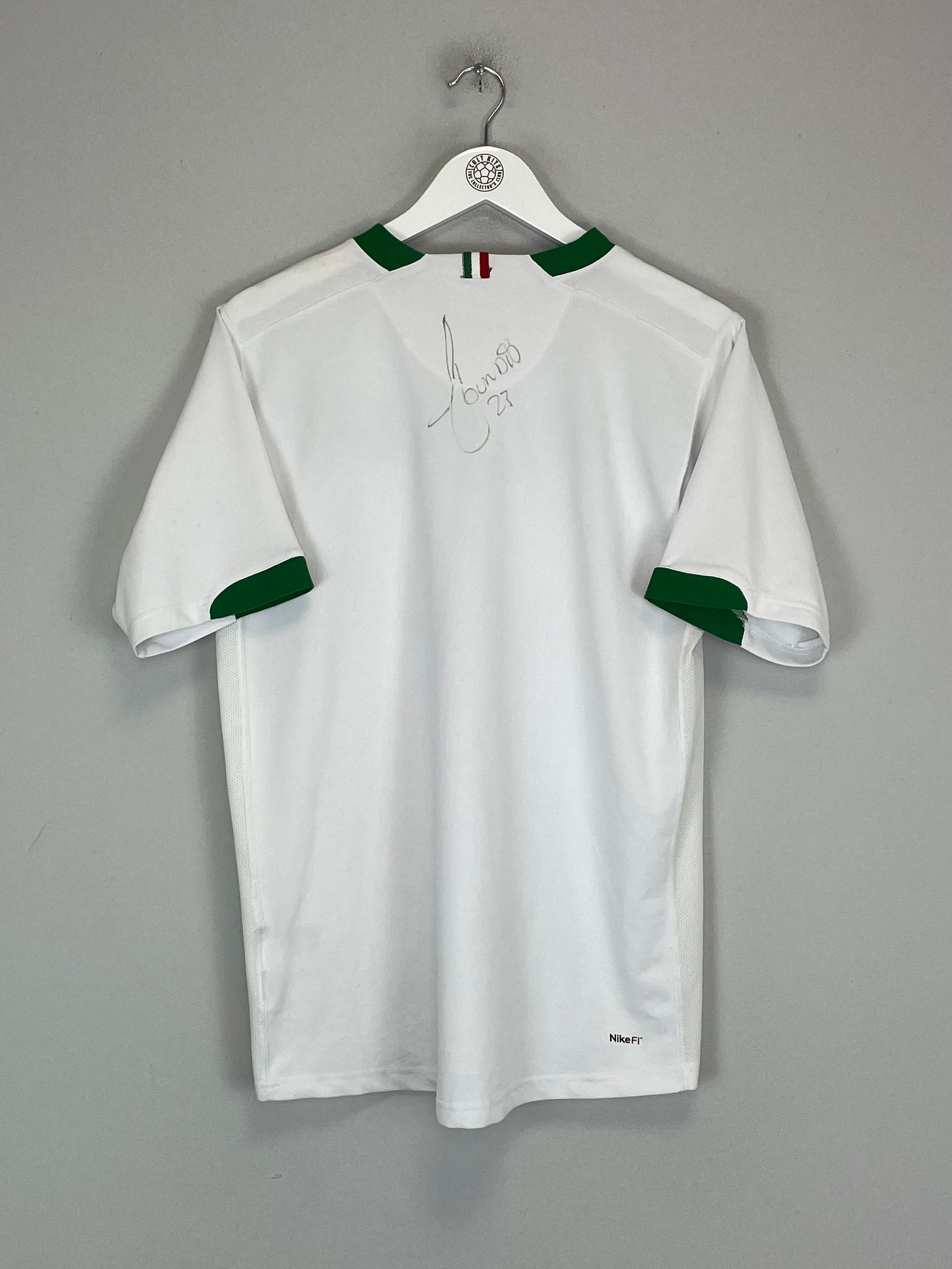 Shop 2006/07 MEXICO *SIGNED* AWAY SHIRT (M) NIKE, classic football shirts, vintage football shirts & retro soccer jerseys at Cult Kits