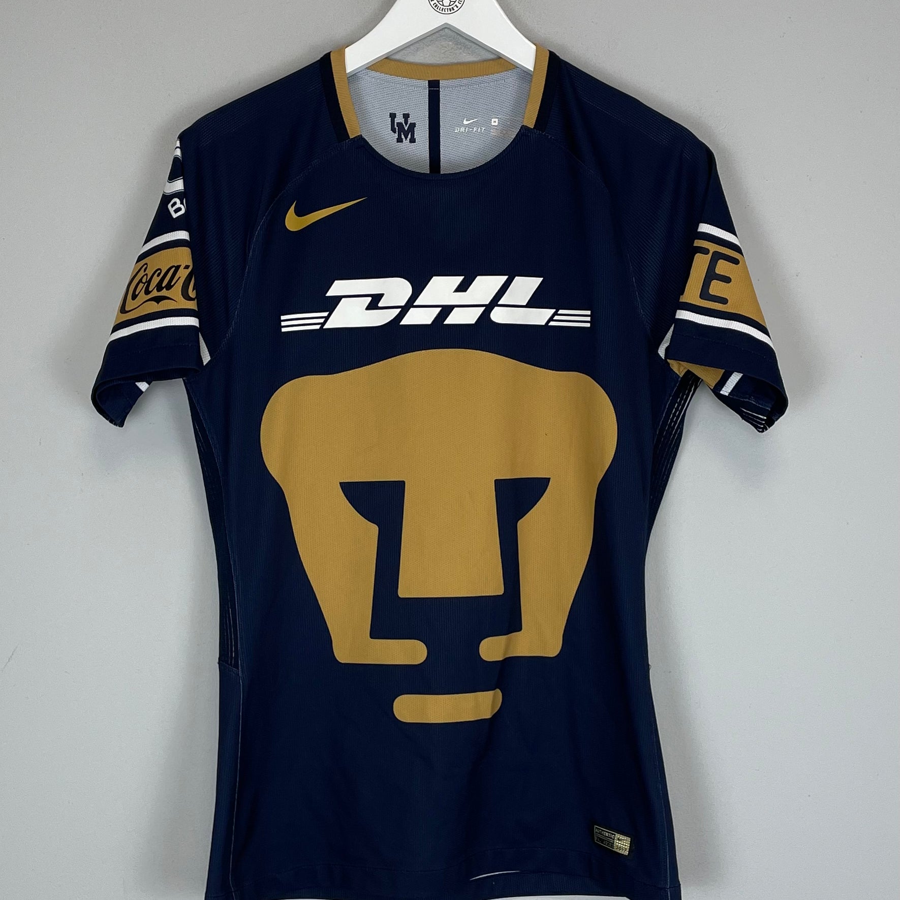 Shop 2017/18 UNAM PUMAS *PLAYER ISSUE* #137 AWAY SHIRT (M) NIKE, classic football shirts, vintage football shirts & retro soccer jerseys at Cult Kits