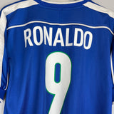 1998/00 BRAZIL RONALDO #9 AWAY SHIRT (M) NIKE