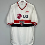 Shop 2002 SAO PAULO HOME SHIRT (L) PENALTY, classic football shirts, vintage football shirts & retro soccer jerseys at Cult Kits