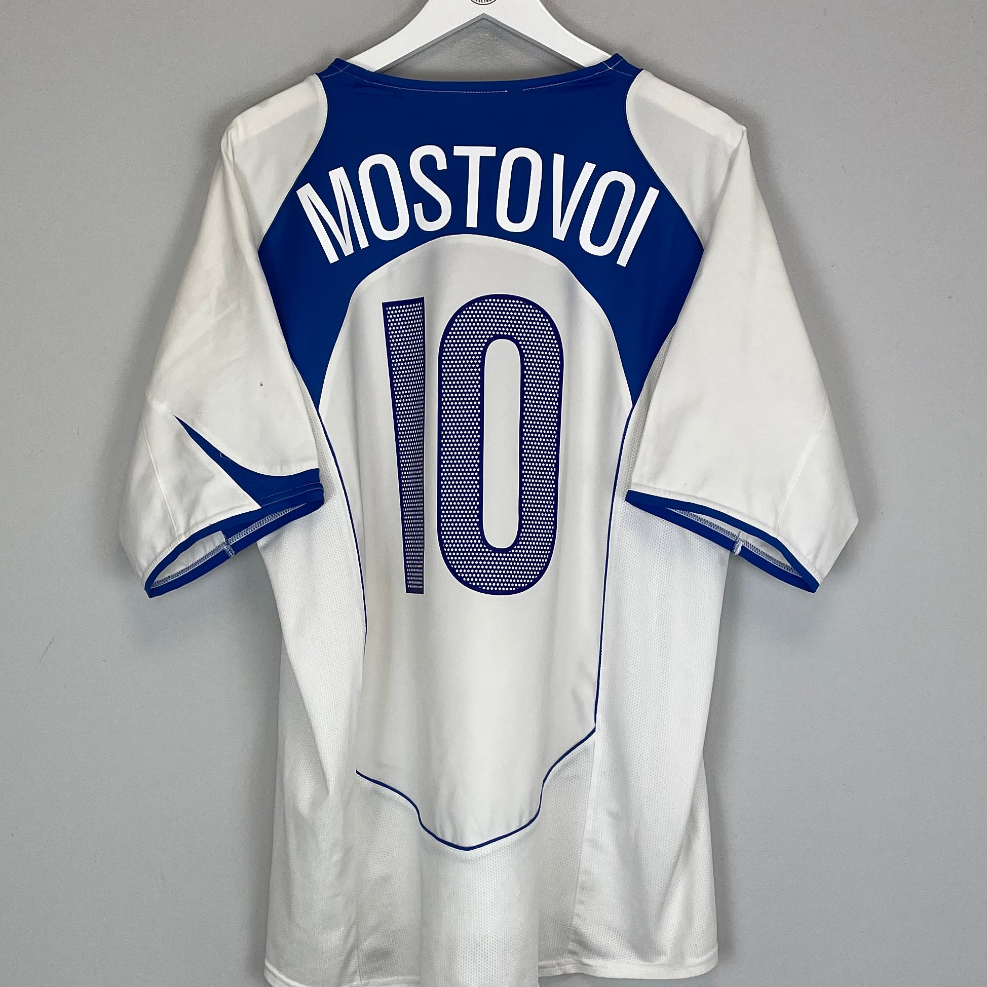 Shop 2004/06 RUSSIA MOSTOVOI #10 AWAY SHIRT (XL) NIKE, classic football shirts, vintage football shirts & retro soccer jerseys at Cult Kits