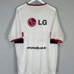 Shop 2002 SAO PAULO HOME SHIRT (L) PENALTY, classic football shirts, vintage football shirts & retro soccer jerseys at Cult Kits