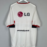 Shop 2002 SAO PAULO HOME SHIRT (L) PENALTY, classic football shirts, vintage football shirts & retro soccer jerseys at Cult Kits