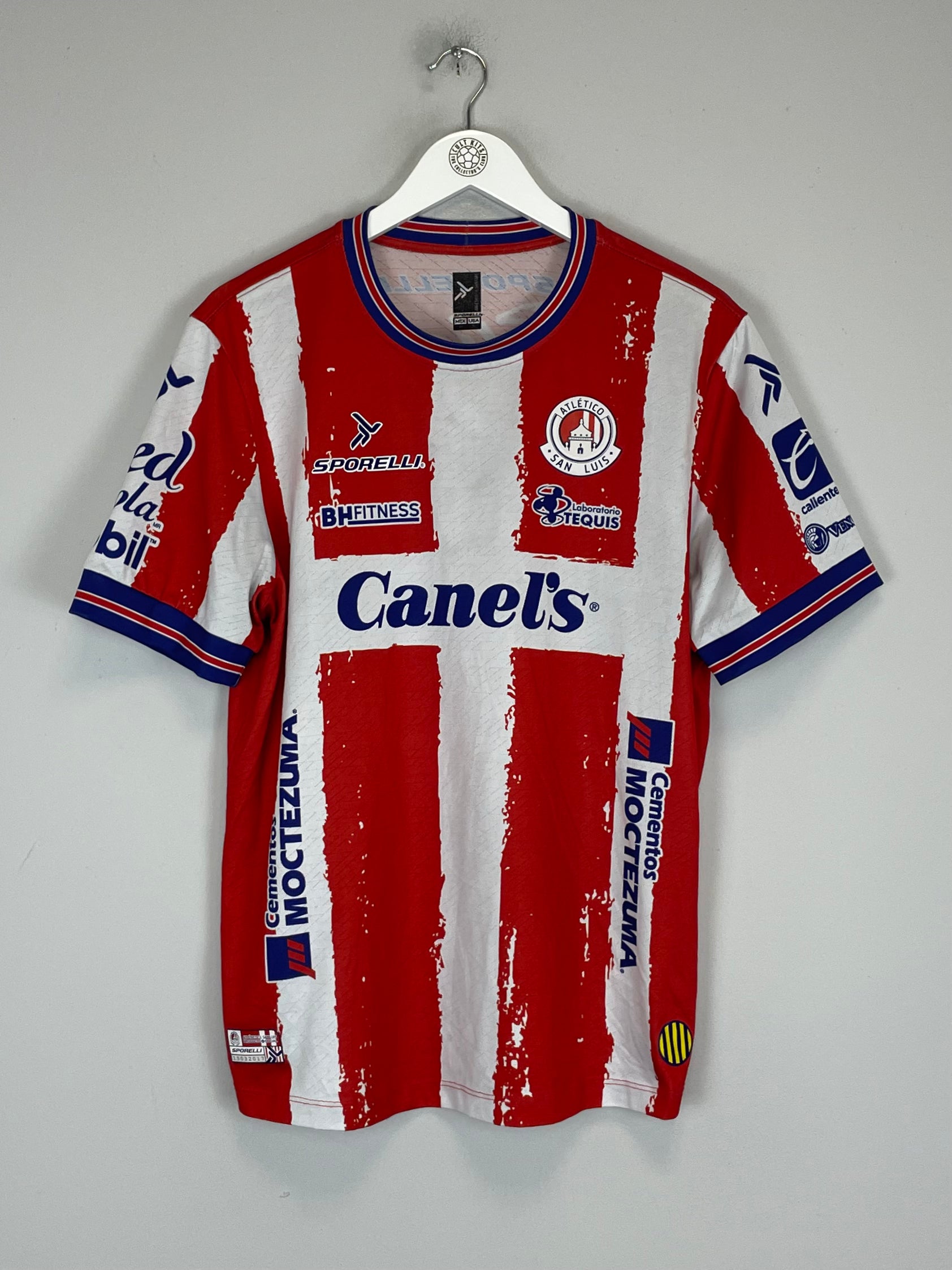 Shop 2022/23 ATLETICO SAN LUIS (M) SPORELLI, classic football shirts, vintage football shirts & retro soccer jerseys at Cult Kits