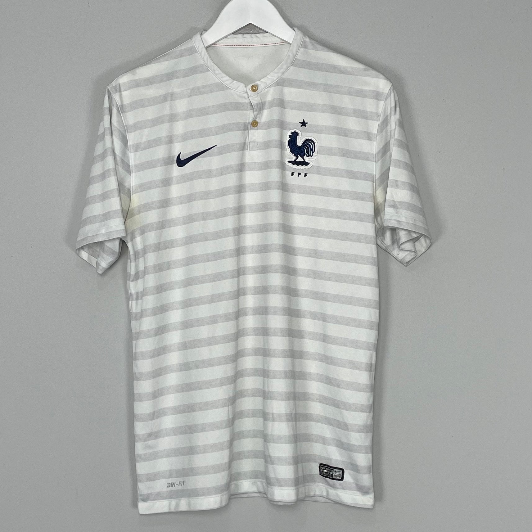 Shop 2014/15 FRANCE AWAY SHIRT (L) NIKE, classic football shirts, vintage football shirts & retro soccer jerseys at Cult Kits