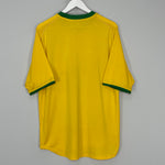 Shop 2000/02 BRAZIL HOME SHIRT (L) NIKE, classic football shirts, vintage football shirts & retro soccer jerseys at Cult Kits