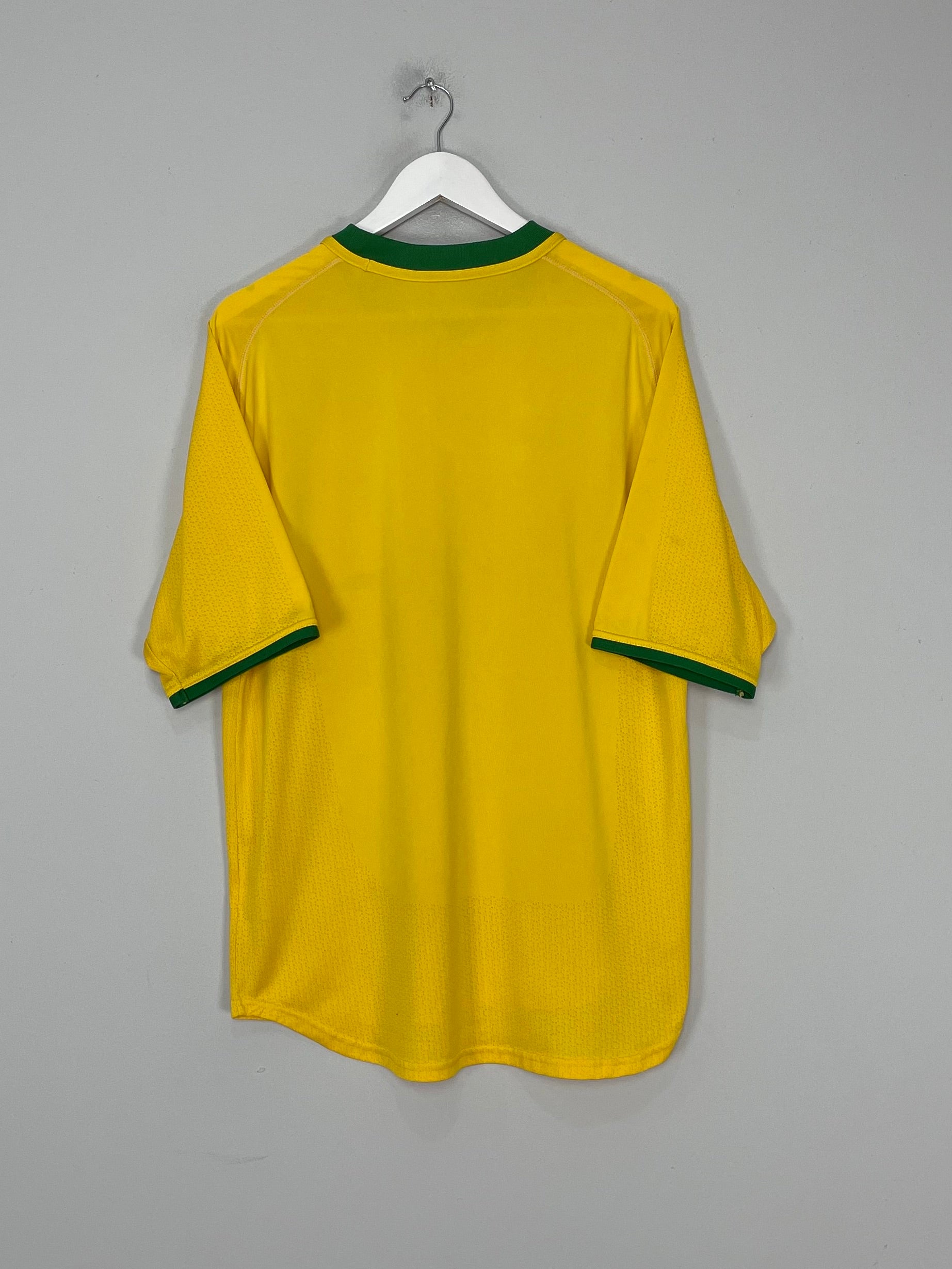 Shop 2000/02 BRAZIL HOME SHIRT (L) NIKE, classic football shirts, vintage football shirts & retro soccer jerseys at Cult Kits