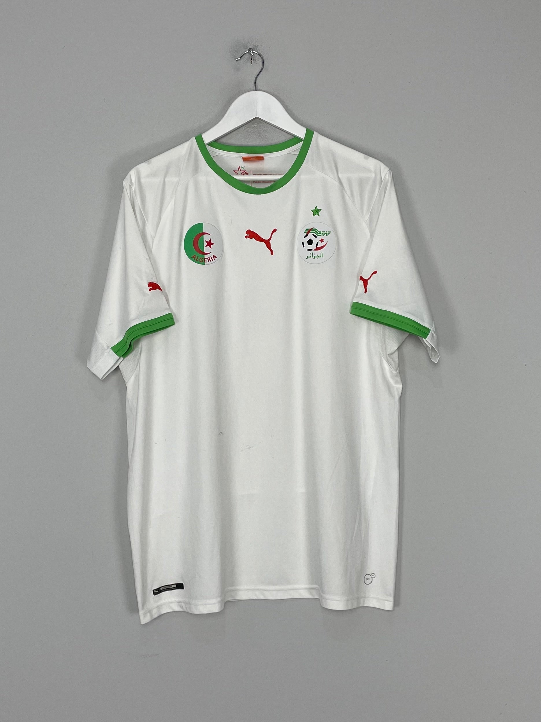 Shop 2014/15 ALGERIA HOME SHIRT (XL) PUMA, classic football shirts, vintage football shirts & retro soccer jerseys at Cult Kits