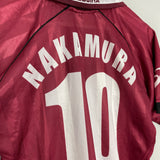 Shop 2002/03 REGGINA NAKAMURA #10 HOME SHIRT (M) ASICS, classic football shirts, vintage football shirts & retro soccer jerseys at Cult Kits