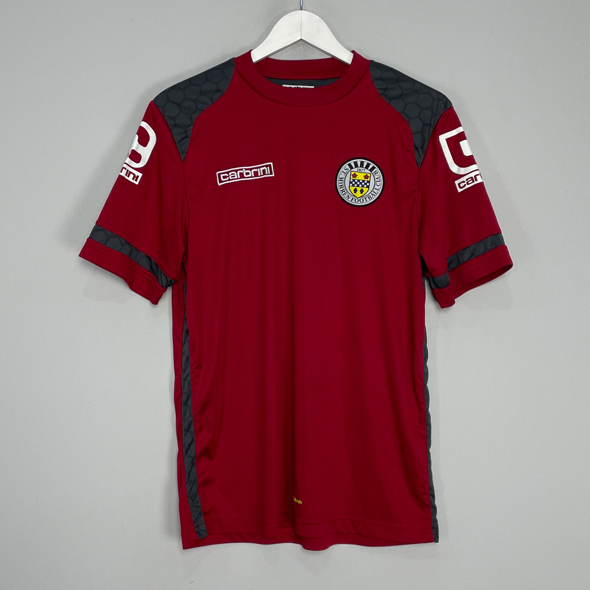 Shop 2014/15 ST MIRREN TRAINING SHIRT (L) CARBRINI, classic football shirts, vintage football shirts & retro soccer jerseys at Cult Kits