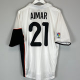 2001/02 VALENCIA AIMAR #21 HOME SHIRT (L) NIKE